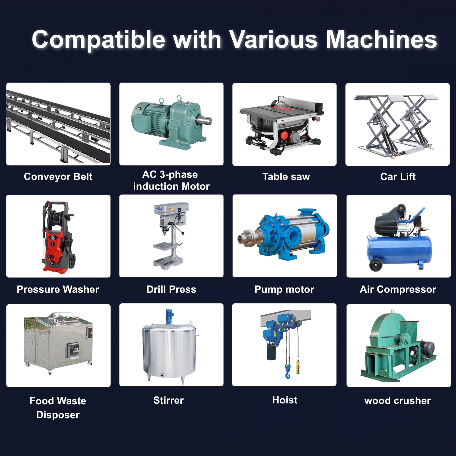American DPS Single Phase to 3 Phase Converter, 25HP, 75A, Input/Output 200V - 240V, Digital Phase Shifter, Must Be Used for 20HP(15kW) 60A Motor, DPS Must Be dedicated to 1 Motor Only, UL-Listed