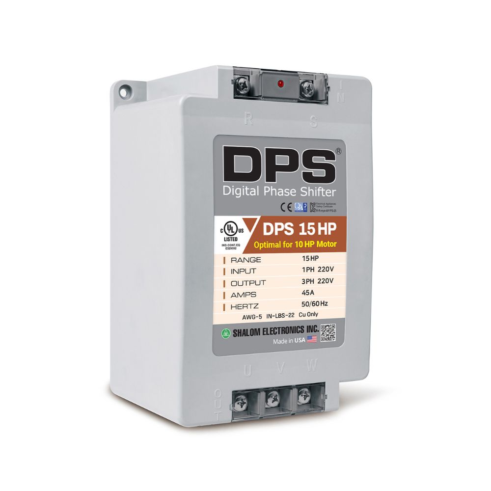 American DPS 15HP phase converter for 3 phase motors