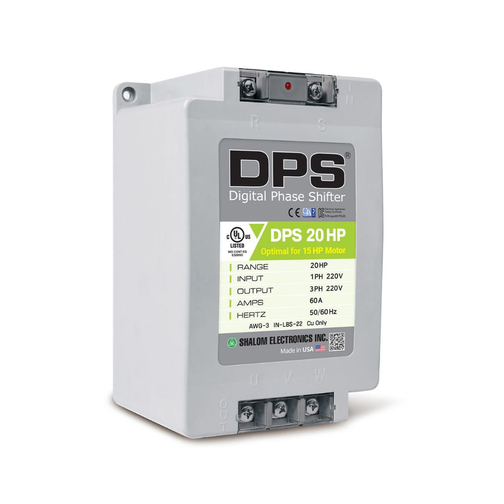 American DPS 20HP phase converter for 3 phase motors